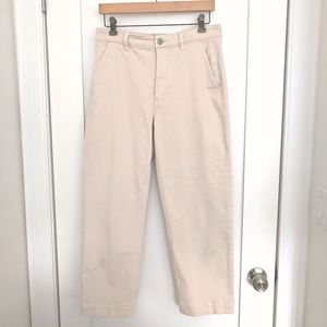 Everlane Straight Leg Crop Sz 10 - Sandstone
